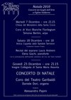 CONCERTI DI NATALE CORO GARIBALDI