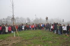 Inaugurazione bosco in via Pertini