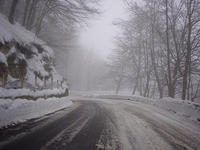 Nel centro-sud nevicate fino in collina