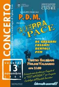 "Guerra e Pace" concerto con i P.D.M.