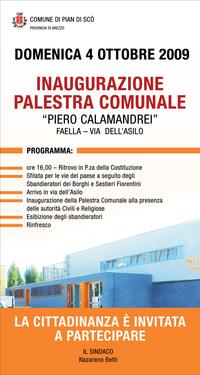 Inaugurazione palestra comunale di Faella