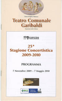 TEATRO GARIBALDI - Stagione concertistica 2010